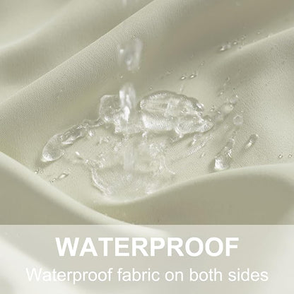 RYB HOME Outdoor Curtains for Patio Deck, Waterproof & Block Sunlight | Thermal - Image 5