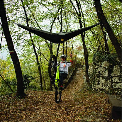 Wise Owl Outfitters Camping Hammock – 500lbs Portable Hammock with Tree Straps - Travel, Backpacking, Hiking, Outdoors Camping Gear - Single or Double