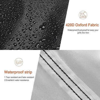 Grills Cover for Charbroil Performance Small Grill - CB1250116P6, Waterproof Gas Charcoal Smokers Grill Covers-32 W x 23" D x 40" H