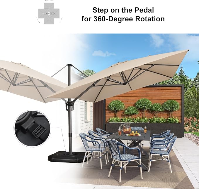 PURPLE LEAF Patio Umbrella - Image 5