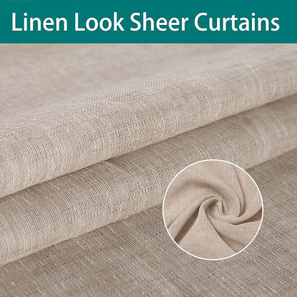 LORDTEX Burlap Linen Look Outdoor Curtain - Image 4