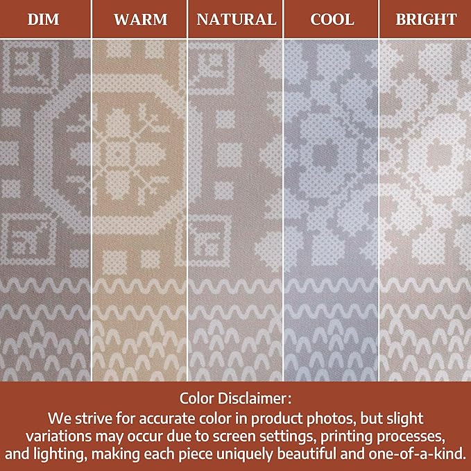 Maison d' Hermine Table Cloth Square Table 100% Cotton 60 x 60 Inches Fall Tablecloth Reusable Everyday Use for Thanksgiving Christmas Decorations Dining Farmhouse Party (Cozy Christmas)