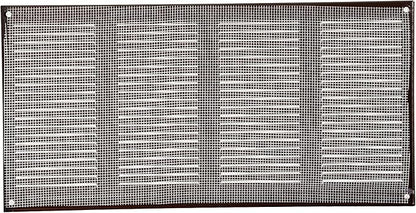 Vent Systems 16" x 8" Inch (Overall Dimensions) Pack of 5 - Brown - Air Vent Cover Metal Air Return Grill with Built-in Pest Guard Screen HVAC Vent Duct Cover for Home Improvement