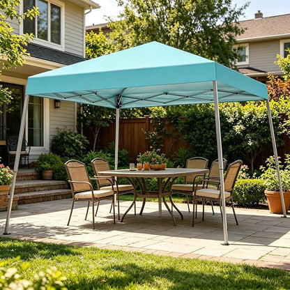 10x10FT Slant Leg Pop Up Canopy Tent, Portable Outdoor Shelter | 10x10FT Base - Image 7