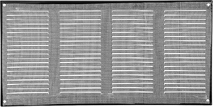 Vent Systems 16" x 8" Inch (Overall Dimensions) Pack of 3 - Black - Air Vent Cover Metal Air Return Grill with Built-in Pest Guard Screen HVAC Vent Duct Cover for Home Improvement