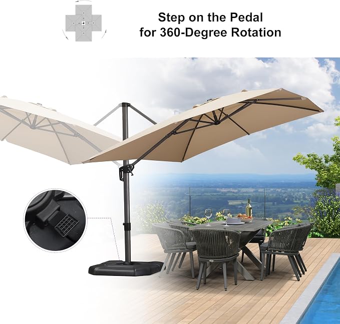 PURPLE LEAF Patio Umbrella - Image 6