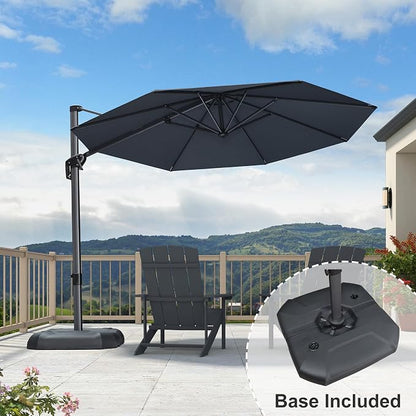 PURPLE LEAF Cantilever Umbrella - Image 2