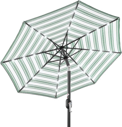 Best Choice Products 10ft Solar Polyester LED Lighted Patio Umbrella w/Tilt by Unknown