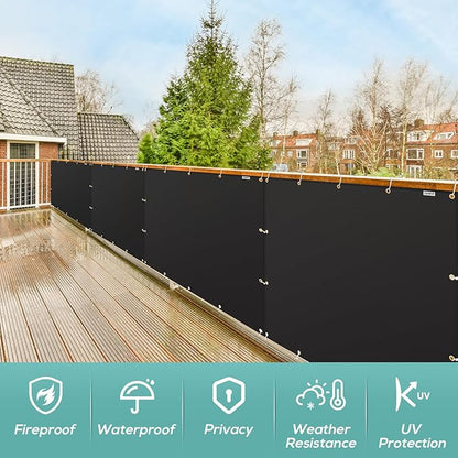 Heat Shield Behind Grill 3'x10' Heat Shield Mat for Wall, Deck Fence, Railing, Grill and Refrigerator, Heavy Duty Fireproof Cover and Screen Protect Deck Railing from Grill