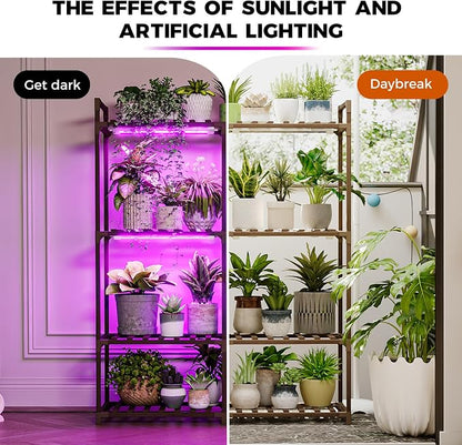 Bamworld Plant Stand with Grow Lights - Image 9