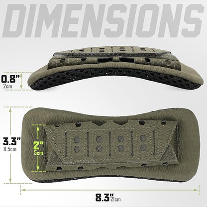 WYNEX Shoulder Strap Pad for Vest Carrier, 2 Pack Tactical Plate Shoulder Pads Strap Cushion Vest Accessories Shoulder Pads Soft Mesh Pads with Tactical Gear for Men
