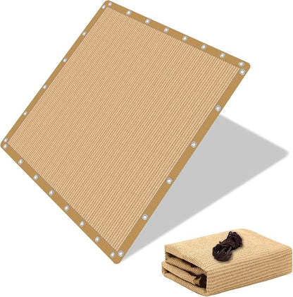 90% Shade Cloth Sun Shade Fabric Privacy Screen Shade Cover by eMeritDirect