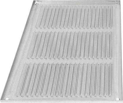 Repa Market 12x8 Inch Air Vent Cover/Galvanized Steel Louvered Grill Cover with Mesh Screen/Wall or Ceiling Vent/Durable Flush Mount HVAC Register for Indoor and Outdoor Ventilation