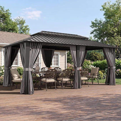 Aoxun Gazebo 20x12 Hardtop Gazebo by Aoxun