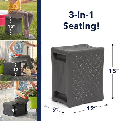 Simplay3 Handy Home 3-Level Heavy Duty Work/Garden Seat - Image 3