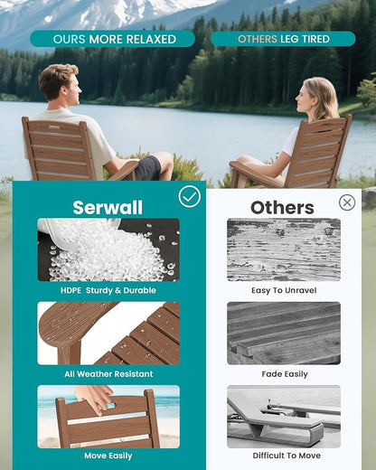 SERWALL HDPE Outdoor Rocking Chair - Image 5