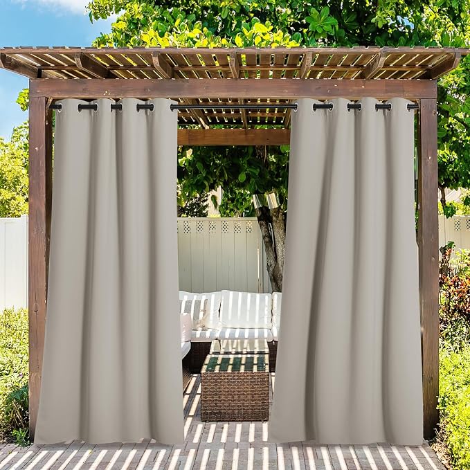 NICETOWN 2 Panels Patio Curtains - Image 2