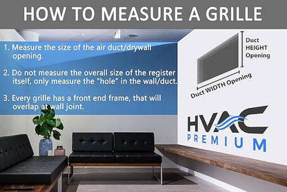 36" X 6" Adjustable AIR Supply Diffuser - HVAC Vent Cover Sidewall or Ceiling - Grille Register - High Airflow - White [Outer Dimensions: 37.75"w X 7.75"h]