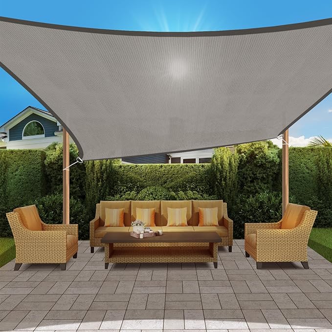 HappyTrends Sun Shade Sail, UV Protection Beach Shade Canopy Wind Sail | Heavy by HappyTrends