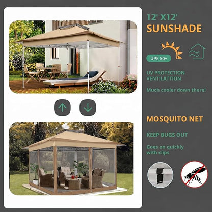COBIZI 12x12 Pop Up Gazebos On Clearance - Image 7