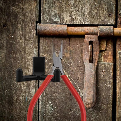 Shed Tool Storage Hooks Wall-Mounted Garden Shovel Hanging Rack Utility Hooks for Shed Side Panel Organizer Black