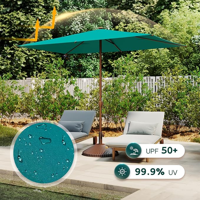 Abba Patio 6.5FT Outdoor Patio Umbrella Outdoor Table Umbrella - Image 3