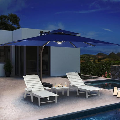 10 X 13 FT Cantilever Patio Umbrella Outdoor - Image 3