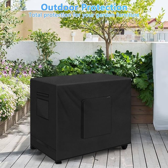 Outdoor Raised Garden Bed Cover for Winter , Waterproof Raised Planter Boxes Stand Covers Heavy-Duty for Outdoor prep tables, Protection for Winter Snow,Frost,and Rain-48 x 24 x 35 inch (Only Cover)