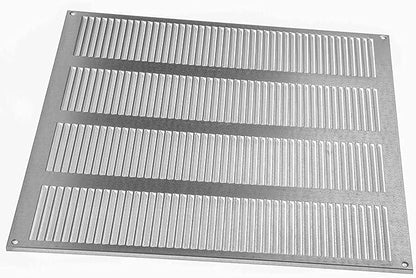 Repa Market Air Vent Cover 16x16 Inch (Outer Dimensions) Galvanized Steel Louvered Grill Cover with Mesh Screen/Wall or Ceiling Vent/HVAC Register for Indoor and Outdoor Ventilation