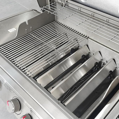 18.75" Grill Grates and Genesis II Flavorizer Bars Replacement Parts for Weber Genesis II 300 /LX 300, GS4 Genesis II E-310 E-315 S-335 Series Grill, 66795 66095 Parts for Weber Genesis II Grill Parts
