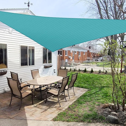 Windscreen4less 6' x 6' x 6' Sun Shade Sail Triangle Outdoor Canopy Cover UV by Windscreen4less