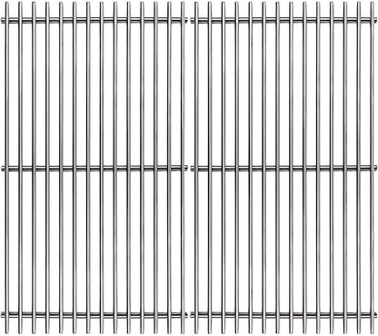 17.5" Stainless Steel 7639 Cooking Grates for Weber Spirit 300 Series, Spirit 700, Genesis Silver B/C, Genesis Gold B/C, Genesis Platinum B/C, Genesis 1000-3500, 7638