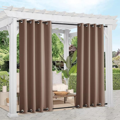 NICETOWN 2 Panels Outdoor Curtains by NICETOWN