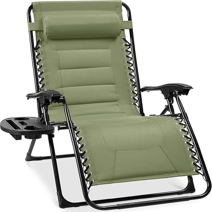 Best Choice Products Oversized Padded Zero Gravity Chair, Folding Outdoor Patio by Unknown