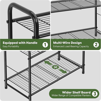 Simple Trending Plant Stand Indoor Outdoor, Plant Shelf - Image 6