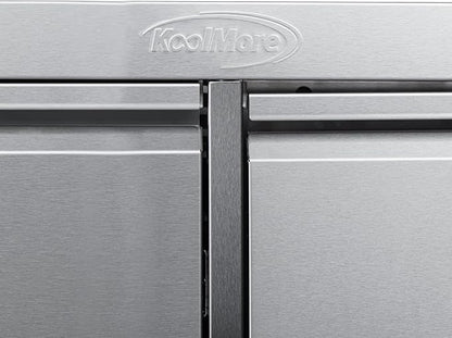 KoolMore 32 in. Heavy-Duty Outdoor Stainless-Steel Cabinet for Built-in BBQ Grill with 2 Drawers and Propane Tank Storage (KM-OKS-BQ30CAB)