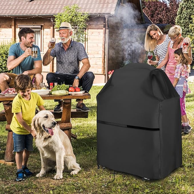 Grill Griddle Cover Compatible for Charbroil Bistro Pro Electric Grill & Griddle, Portable Gas BBQ Covers, Waterproof Outdoor Electric Grills Cover-23 D x 32.8" W x 39.6" H