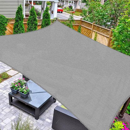 AsterOutdoor Sun Shade Sail Rectangle 10' x 13' UV Block Canopy by AsterOutdoor