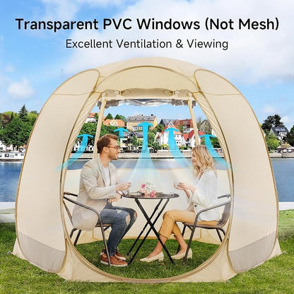 Alvantor Pop Up Screen House Tent, Instant Outdoor Gazebo - Image 5