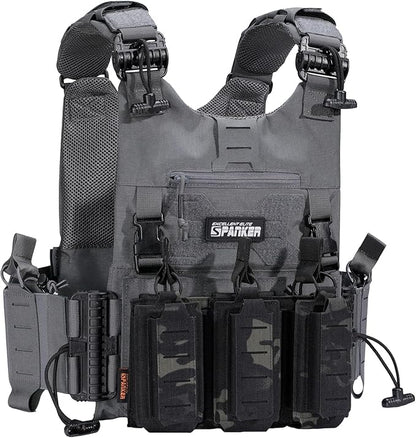 EXCELLENT ELITE SPANKER Tactical Open-Top Single/Double/Triple Molle Mag Pouch for Pistol Mag Pouch Tactical Bag Accessories Holder