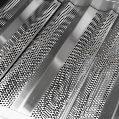 Hygrill Heavy Duty 3-Burner Built In Grill, Stainless Steel Grill Head for Outdoor Kitchen, Natural Gas