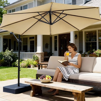 10FT Cantilever Offset Patio Umbrella - Image 4