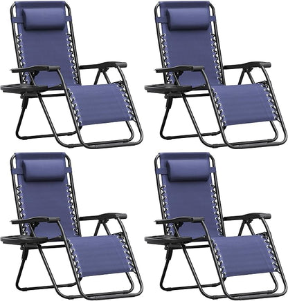 Homall Zero Gravity Chair Patio Folding Lawn Outdoor Lounge Gravity Camp by Homall