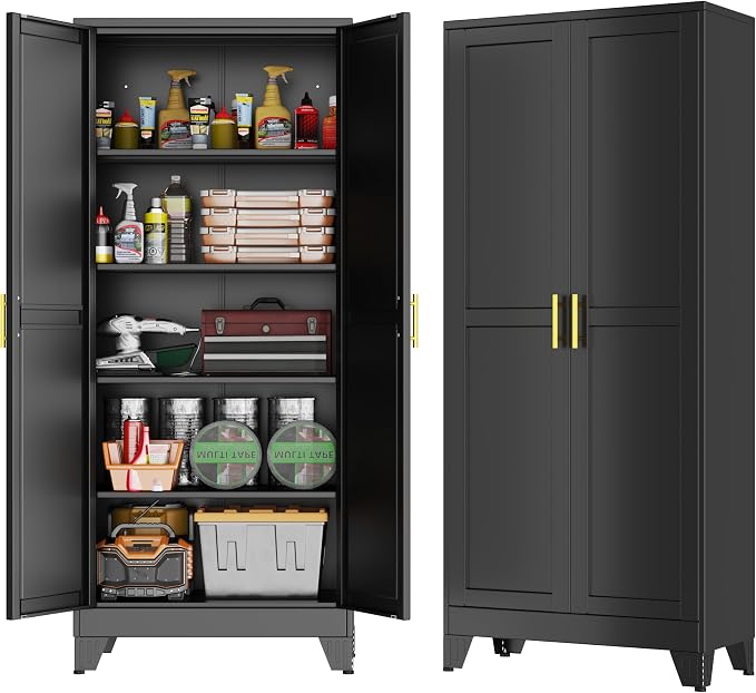 GAIOUS 71''Tall Metal Garage Storage Cabinet, File Cabinet by GAIOUS
