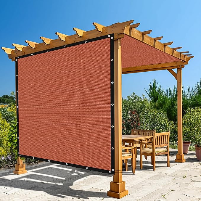 Amagenix 90% Pergola Shade Cover 15' X 15' Sun Shade Cloth by Amagenix