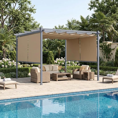 12 x 12 ft Outdoor Pergola by Aoodor