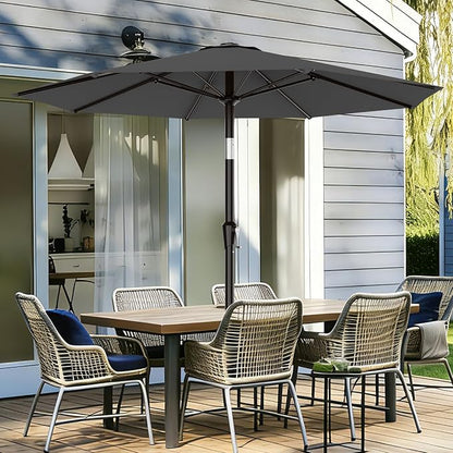 9 FT Patio Umbrella for Outdoor, Outdoor Table Umbrella - Image 2