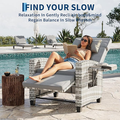 Outdoor Recliner Chair, Reclining Patio Chairs - Image 8