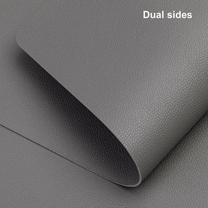 Myir JUN Table Runner Double Sided Vinyl Runner Table 94 Inch Long Runner for Table Washable Waterproof Non-Slip for Home Decorations Gray,12 x 94 inch
