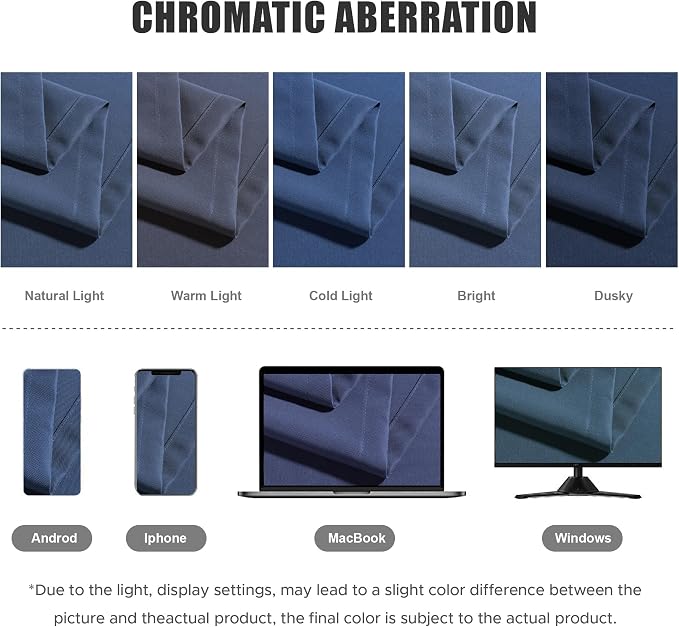 BONZER Outdoor Curtains for Patio Waterproof Thick Privacy | Wide Light - Image 5